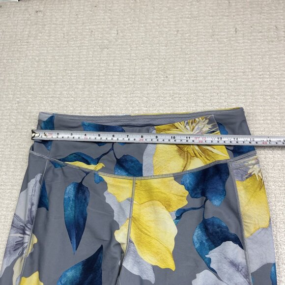 Calia by Carrie Underwood Energize Legging Sz L Blue/yellow Floral AOP Yoga Run - Picture 9 of 15